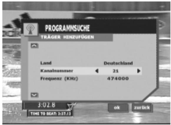 ALPINE TUE-T200DVB - Aufrufen der Untermenüs - 5