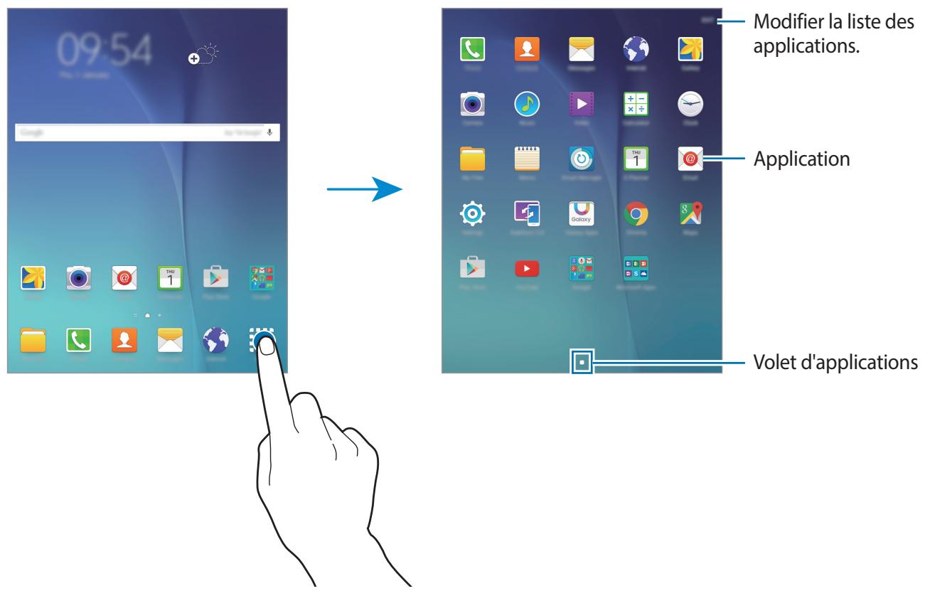 SAMSUNG GALAXY TAB A - Liste des applications - 1