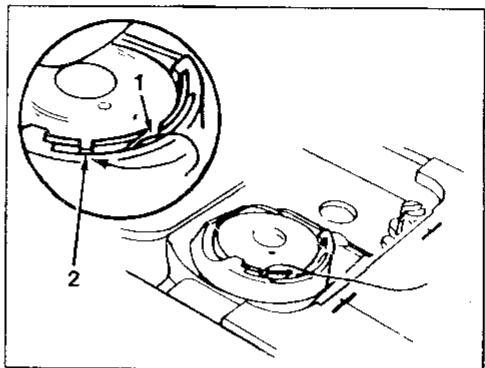 SINGER RUBY 9453 - MISE EN PLACE D'UNE CANETTE - 2