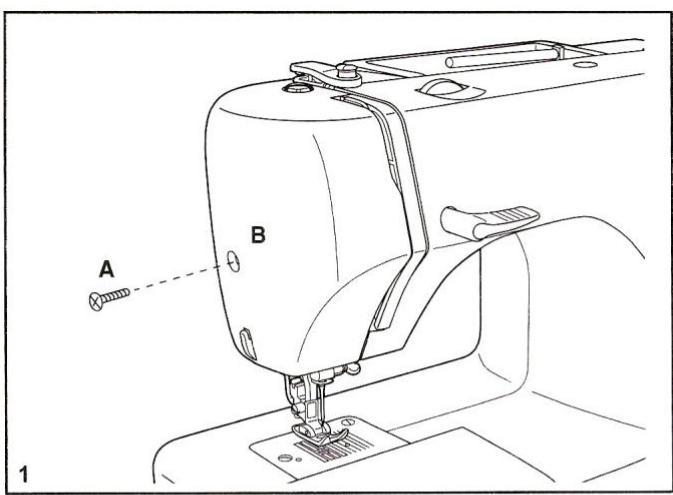SINGER SMART 2 - Installation de la tablette de couture amovible - 3
