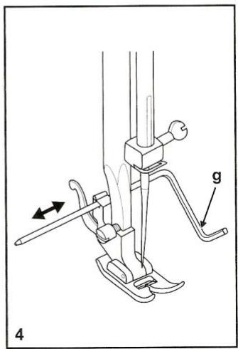 SINGER SMART 2 - Réglage de la pression du pied-preseur - 4