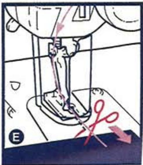 SINGER TRADITION 2259 - RETIRER LE TISSU QUI A ETE COUSU - 2