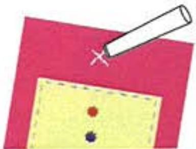 SINGER TRADITION 2259 - Création1 Marqué page en tissu - 4