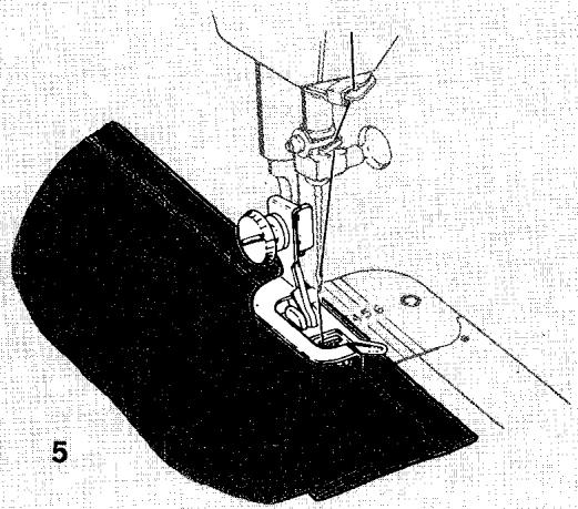 SINGER 720 - DARTS IN INTERFACING - 7