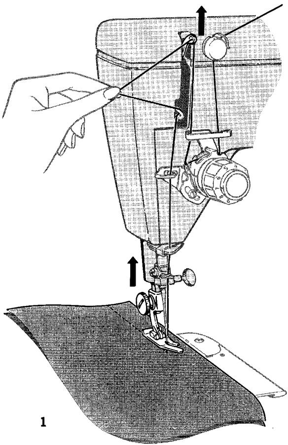 SINGER 720 - RELEASING THE CHAIN FROM THE MACHINE - 5