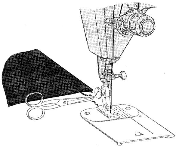 SINGER 720 - RELEASING THE CHAIN FROM THE MACHINE - 1