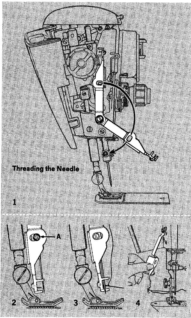 SINGER 720 - Threading Needle with Built-in Needle Threader - 1