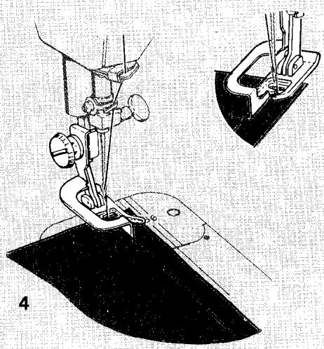 SINGER 720 - DARTS IN INTERFACING - 6