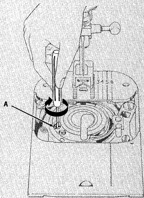 SINGER 720 - REGULATING NEEDLE THREAD TENSION - 2