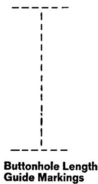 SINGER 720 - Buttonhole stitch width: - 2
