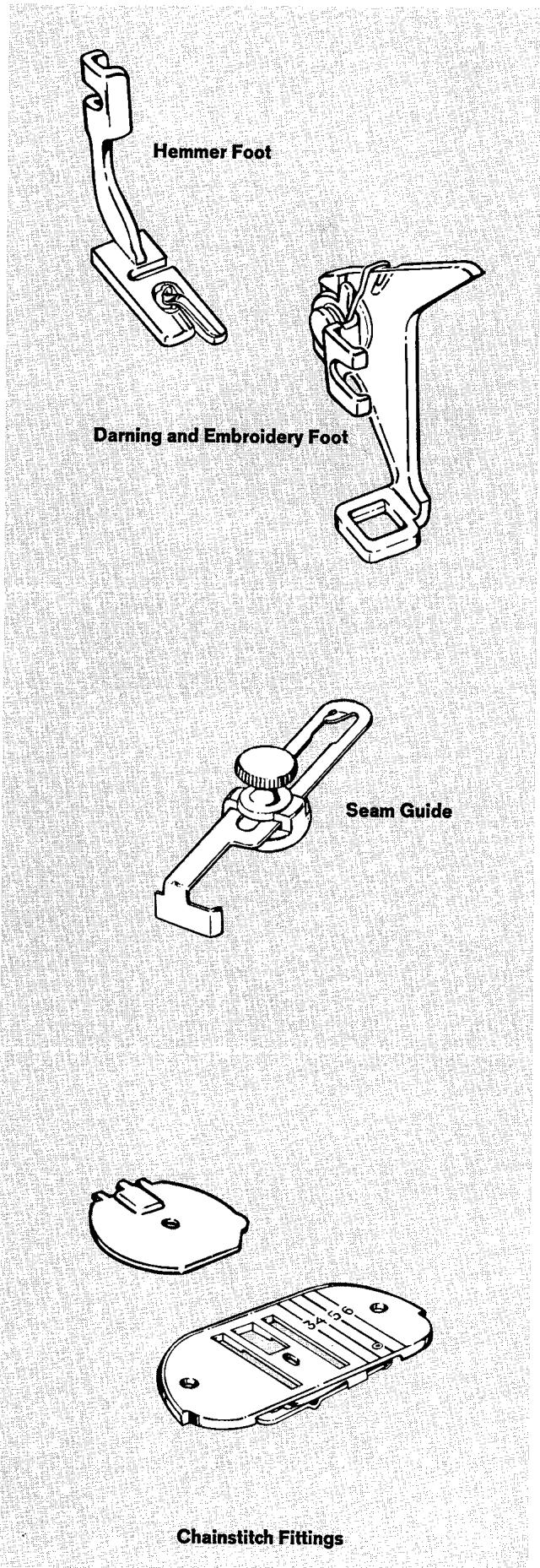 SINGER 720 - CHAINSTITCH FITTINGS - 1