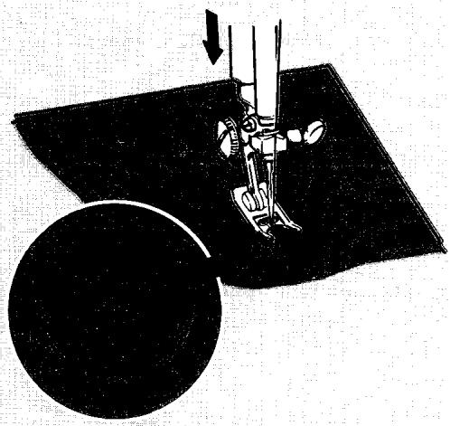 SINGER 720 - To stitch a scallop - 7