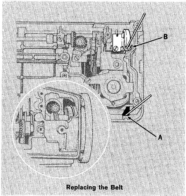SINGER 720 - Replacing Hook - 1