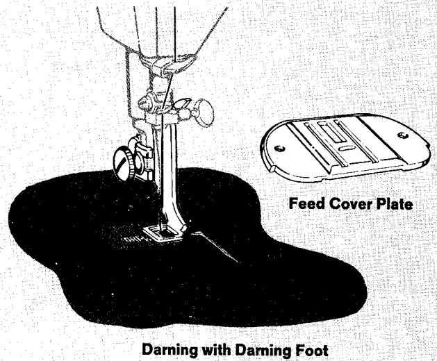 SINGER 720 - Darning with the Darning and Embroidery Foot - 2