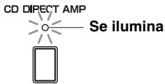 YAMAHA A-S500,  AS500 - Uso del interruptor CD DIRECT AMP - 1