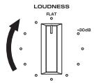 YAMAHA A-S700 - Ajuste el control LOUDNESS en la posicion FLAT. - 1