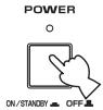 YAMAHA A-S700 - After using, press POWER on the front panel to turn off the power. - 1