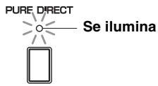 YAMAHA A-S700 - Uso del interruptor PURE DIRECT - 1