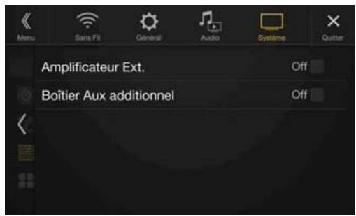 ALPINE X701D-A4, X701D-A5, X701D-Q5 - Réglage de l'appareil - 1