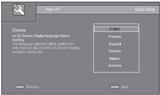 YAMAHA BD-A1010, BD-A1020 - Setting with the Initial Wizard/ Easy Setup - 2