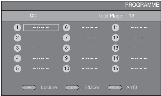 YAMAHA BD-A1010,  BD-A1020 - ■ Programmation de l'ordre de lecture DVD CD - 1