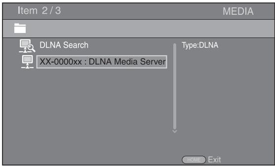 YAMAHA BD-A1010, BD-A1020 - Playing back shared contents - 1