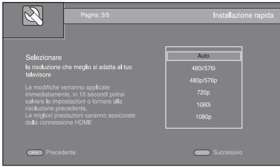YAMAHA BD-A1010,  BD-A1020 - Impostazione con Initial Wizard/ Installazione rapida - 3