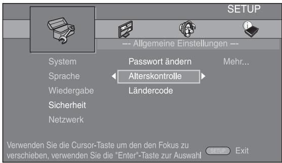 YAMAHA BD-A1010,  BD-A1020 - Wahlen Sie einen Menüpunkt aus. - 1