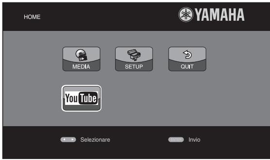YAMAHA BD-A1010,  BD-A1020 - RIPRODUZIONE DI VIDEO DA YouTube™ - 1