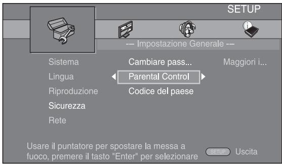 YAMAHA BD-A1010,  BD-A1020 - Selezionare un sottomenu. - 2