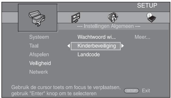 YAMAHA BD-A1010,  BD-A1020 - Selecteer een menu-item. - 1