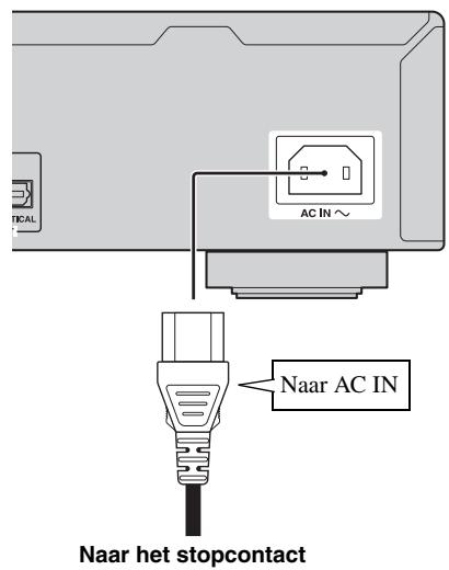 YAMAHA BD-A1020 - Aansluiten van het netsnoor - 1