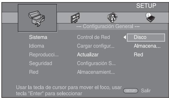 YAMAHA BD-A1020 - Seleeccione el método deactualización e inicia laactualización desdeelmenuSETUP. - 1