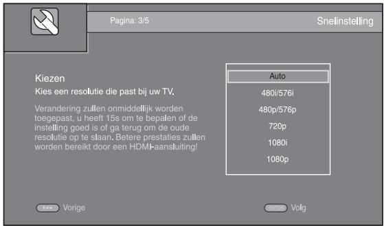 YAMAHA BD-A1020 - Instellingen doorvoeren met Initièle Wizard/Snelinstelling - 3