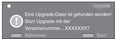 YAMAHA BD-A1020 - Drücken Sie ENTER, um das Upgrade zu starten. - 1