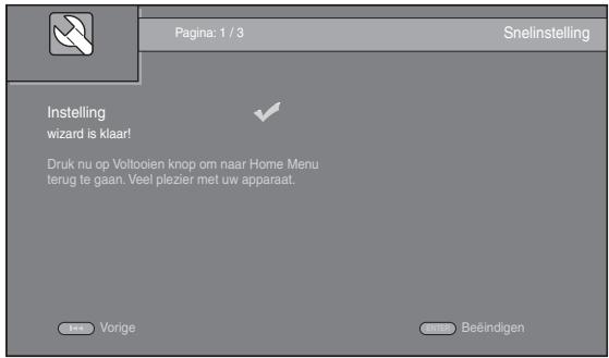 YAMAHA BD-A1020 - Instellingen doorvoeren met Initièle Wizard/Snelinstelling - 5