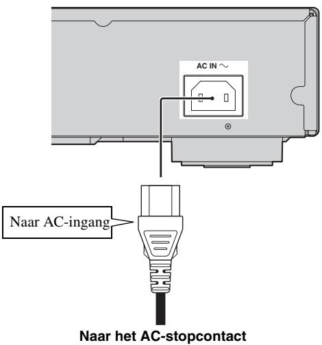 YAMAHA BDA1020 - Aansluiten van het netsnoer - 1