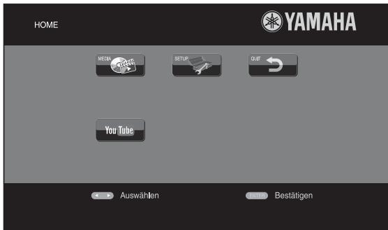 YAMAHA BDA1020 - Videos von YouTube™ abspielen - 1
