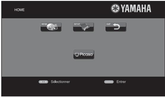YAMAHA BDA1020 - Lecture de photos sur Picasa™ Albums Web - 1