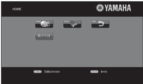 YAMAHA BDA1020 - Avvio di Netflix - 1