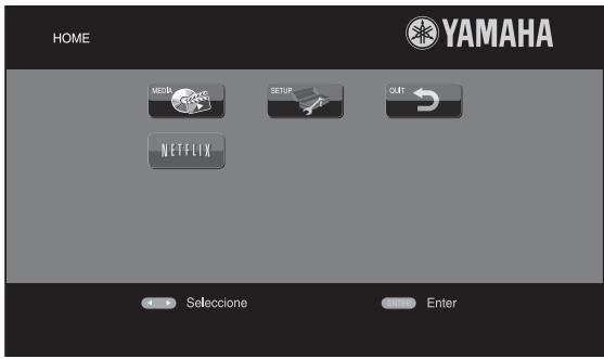YAMAHA BDA1020 - Inicio de Netflix - 1