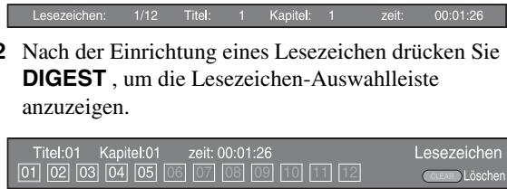 YAMAHA BDA1020 - ■ VerwendenvonLesezeichen DVDVIDEO - 1