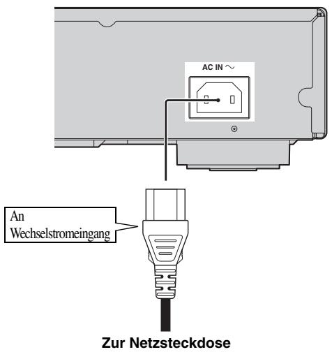 YAMAHA BDA1020 - Netzkabel anschließen - 1