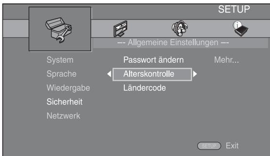 YAMAHA BDA1020 - Wahlen Sie einen Menüpunkt aus. - 1