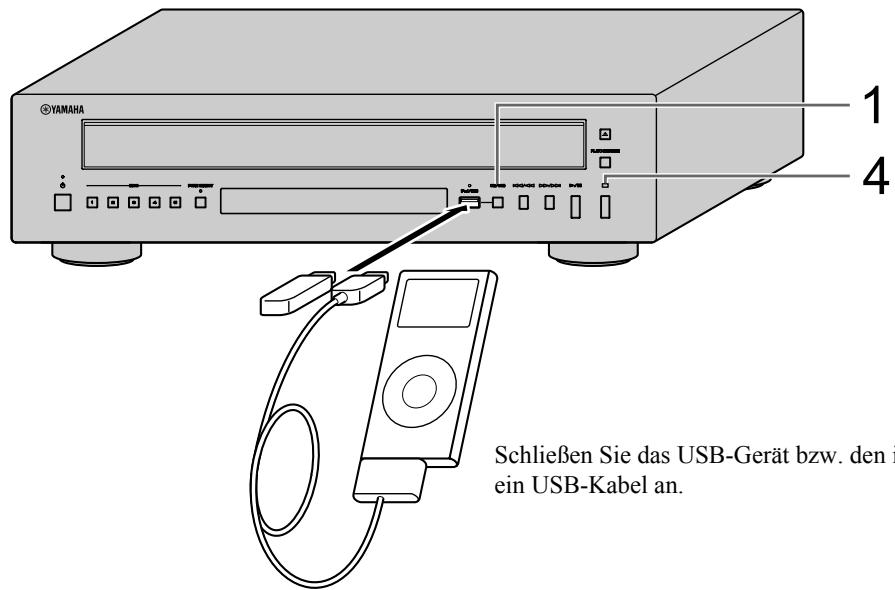 YAMAHA CD-C600, CDC-600 - iPod - 1