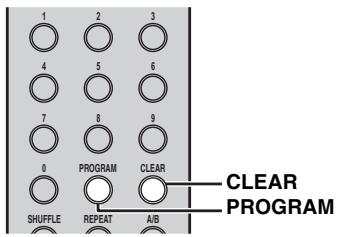 YAMAHA CD-N500, CDN500 - Press PROGRAM on the remote control while playback is stopped. - 1