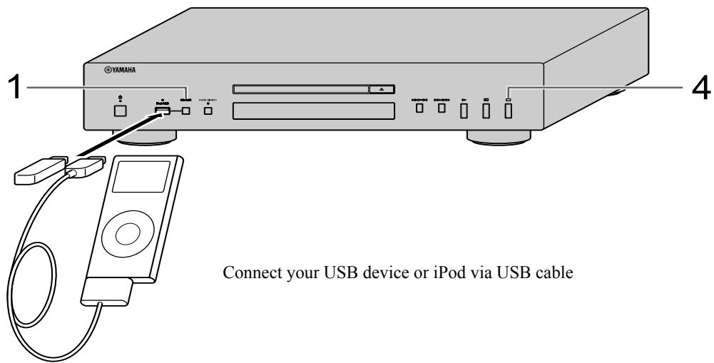 YAMAHA CD-S300 - iPod - 1