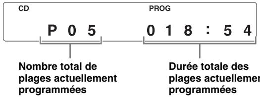 YAMAHA CDS700, CD-S700 - Effacement d'une plage programmée - 2