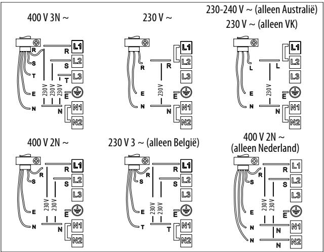 WHIRLPOOL ACM 801 NE & ACM 801/NE - Aansluiting op het klemmenblok - 2