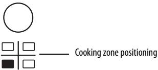 WHIRLPOOL ACM 801 NE & ACM 801/NE - Switching on and adjusting cooking zones - 2